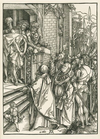 Ecce Homo, c.1498 (xilogravura) de Albrecht Dürer or Duerer