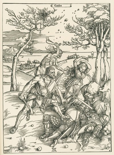 Ercules, c.1496 (xilogravura) de Albrecht Dürer or Duerer