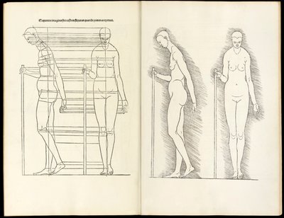 Hierinn são quatro livros de proporção humana, 1528 de Albrecht Dürer