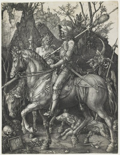 Cavaleiro, Morte e o Diabo de Albrecht Dürer