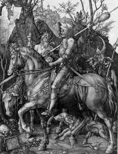 Cavaleiro, Morte e o Diabo de Albrecht Dürer