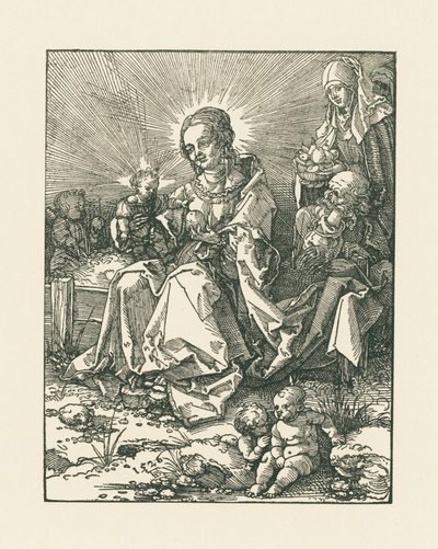 Nossa Senhora num banco de relva com São José e Santa Ana de Albrecht Dürer or Duerer