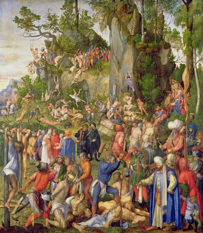 O martírio dos dez mil de Albrecht Dürer or Duerer