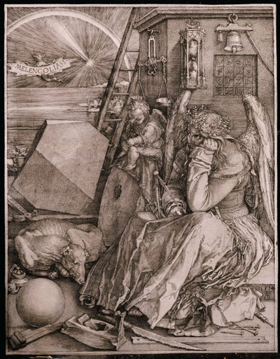 Melancholia, 1513 de Albrecht Dürer