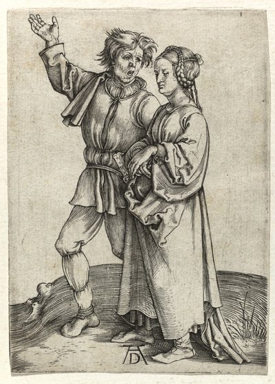 Par de camponeses, c.1497 de Albrecht Dürer