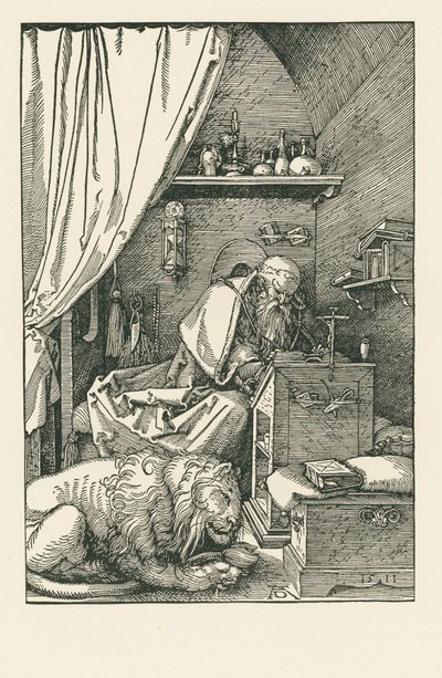 São Jerónimo na sua cela de Albrecht Dürer or Duerer