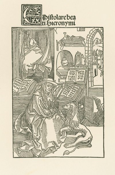 São Jerónimo no seu escritório de Albrecht Dürer or Duerer
