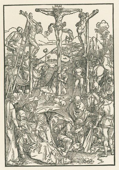 Pequeno Calvário, c.1503-04 (xilogravura) de Albrecht Dürer or Duerer
