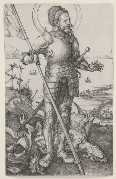 St. George on Foot de Albrecht Dürer