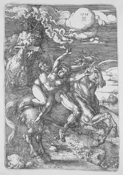 O Rapto do Unicórnio de Albrecht Dürer