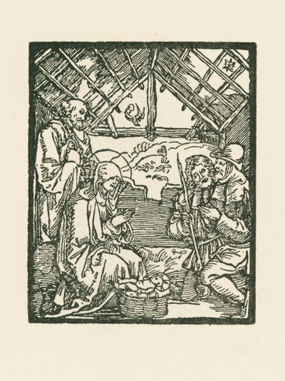 A adoração dos pastores de Albrecht Dürer or Duerer