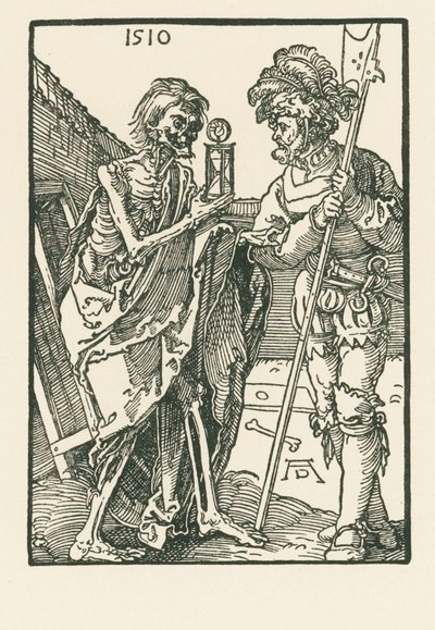 A morte e o Landsknecht de Albrecht Dürer or Duerer