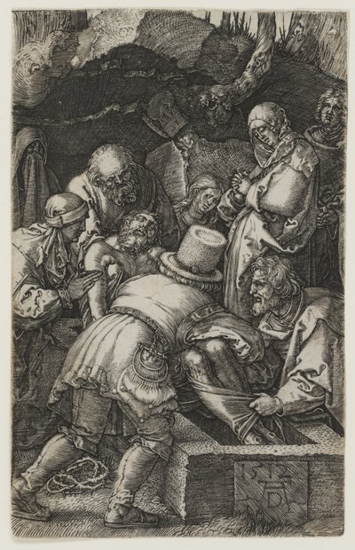 O sepultamento de Cristo de Albrecht Dürer