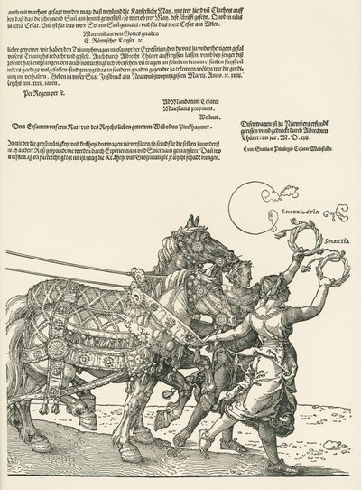 O Grande Carro Triunfal de Albrecht Dürer or Duerer
