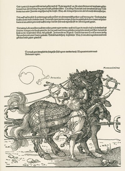 O Grande Carro Triunfal de Albrecht Dürer or Duerer