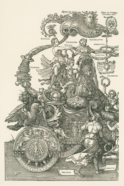 O Grande Carro Triunfal de Albrecht Dürer or Duerer