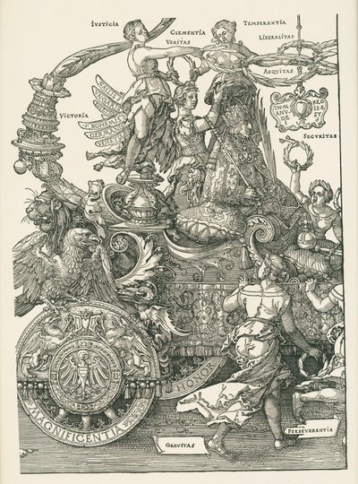 O Grande Carro Triunfal de Albrecht Dürer or Duerer