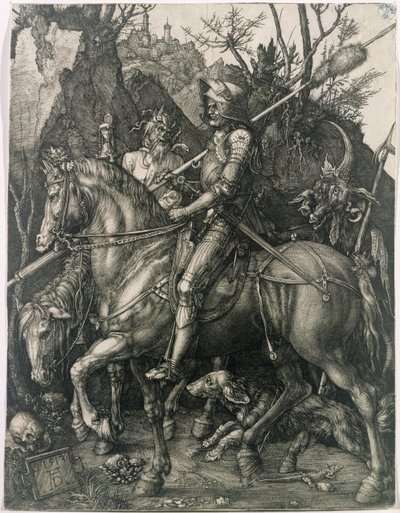O Cavaleiro, a Morte e o Diabo de Albrecht Dürer