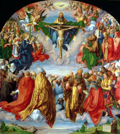 O Retábulo de Landauer, Dia de Todos os Santos de Albrecht Dürer