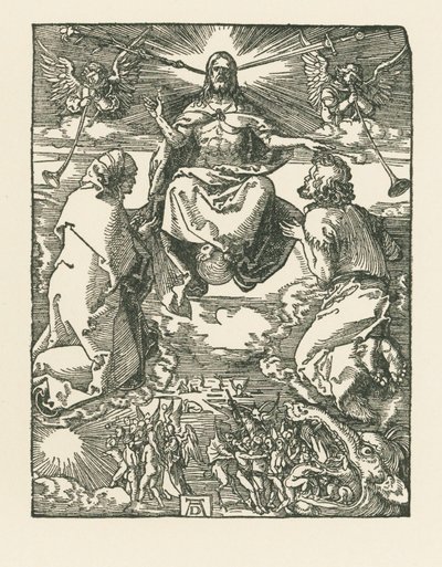 O Juízo Final, c.1510 (xilogravura) de Albrecht Dürer or Duerer