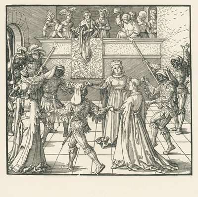 A Máscara (xilogravura) de Albrecht Dürer or Duerer