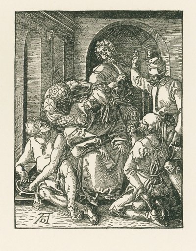 A zombaria de Cristo, c.1508-09 (xilogravura) de Albrecht Dürer or Duerer
