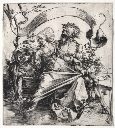 O Ravisher, c. 1495 (gravura) de Albrecht Dürer or Duerer