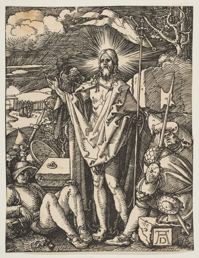 A ressurreição, da pequena paixão, c.1510 de Albrecht Dürer