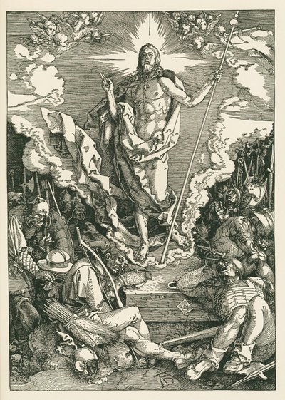 A ressurreição de Cristo de Albrecht Dürer or Duerer