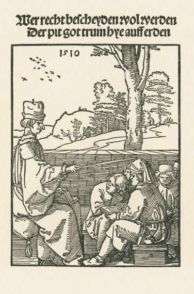 O diretor da escola de Albrecht Dürer or Duerer