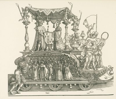 O Pequeno Carro Triunfal ou o Casamento da Borgonha de Albrecht Dürer or Duerer