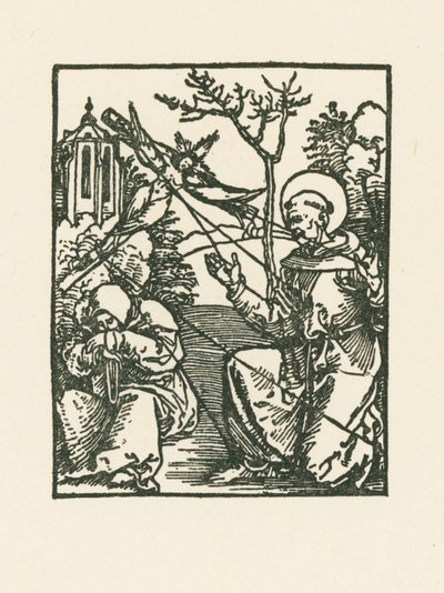 A estigmatização de São Francisco de Albrecht Dürer or Duerer