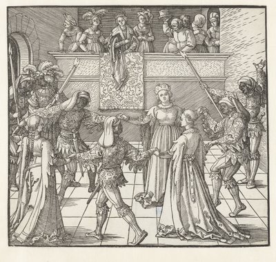 A dança da tocha de Albrecht Dürer or Duerer