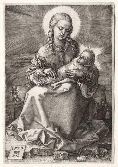 A Virgem com o Menino envolto em faixas de Albrecht Dürer or Duerer