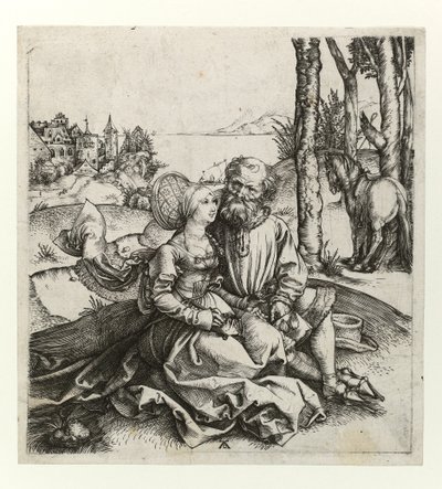 O casal mal sortido, c.1495 de Albrecht Dürer