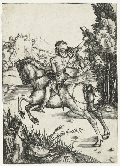 O pequeno estafeta de Albrecht Dürer or Duerer