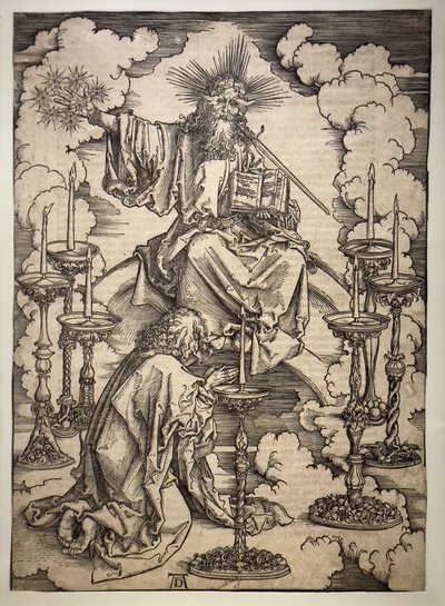 A visão dos 7 castiçais de Albrecht Dürer or Duerer