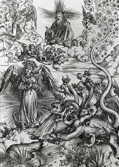 Mulher do Apocalipse e dragão de sete cabeças, Apocalipse de Albrecht Dürer