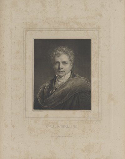 Friedrich Wilhelm Joseph Schelling 1775-1854, c. 1840. de Albrecht Fürchtegott Schultheiss