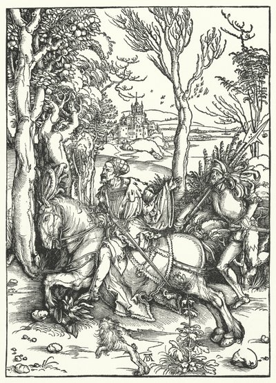 O Cavaleiro e o Landsknecht de Albrecht Dürer