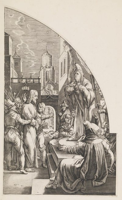 Cristo diante de Caifás de Albrecht von Horn