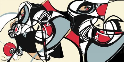 Rostos Cubistas Abstratos de Alejandra Winkhaus