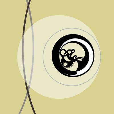 Círculos abstratos em espiral de Alejandra Winkhaus