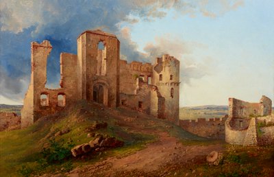 Ruinen der Burg Tenczyn von Aleksander Płonczyński
