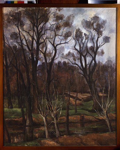 outono, século XX (óleo sobre tela) de Aleksandr Aleksandrovich Osmerkin