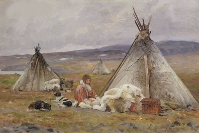 E o Nenets é um pouco (mas toldo nômade). Novaya Zemlya Islândia de Aleksandr Alekseevich Borisov