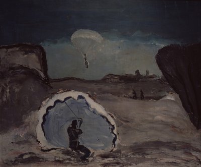 Um paraquedista, 1932 de Aleksandr Davidovic Drevin