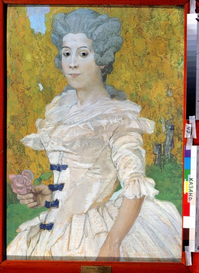 "Portrait de marquise" Peinture de Alexander Yakovlevich Golovin (Alexandre Golovine) (1863-1930) 1908 Museu Estatal de Arte da República de Tatarstan, Kazan de Aleksandr Jakovlevic Golovin