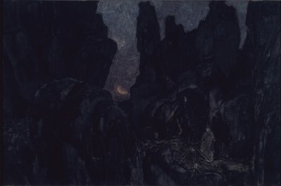 Cenografia para a ópera Carmen de G. Bizet, 1908 de Aleksandr Jakovlevic Golovin
