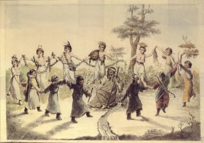 Alegoria dos doze meses do ano, 1808 de Aleksei Gavrilovich Venetsianov